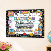 Classroom_Golden_Rule_Personalized_Metal_Sign_1
