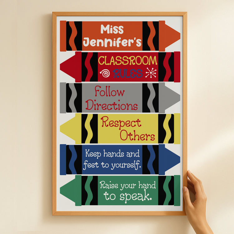 Classroom-Rules-Crayon-Style-Personalized-Poster-5