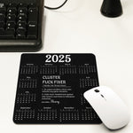 Cluster F*ck Fixer 2026 Calendar - Custom Shape Mouse Pad