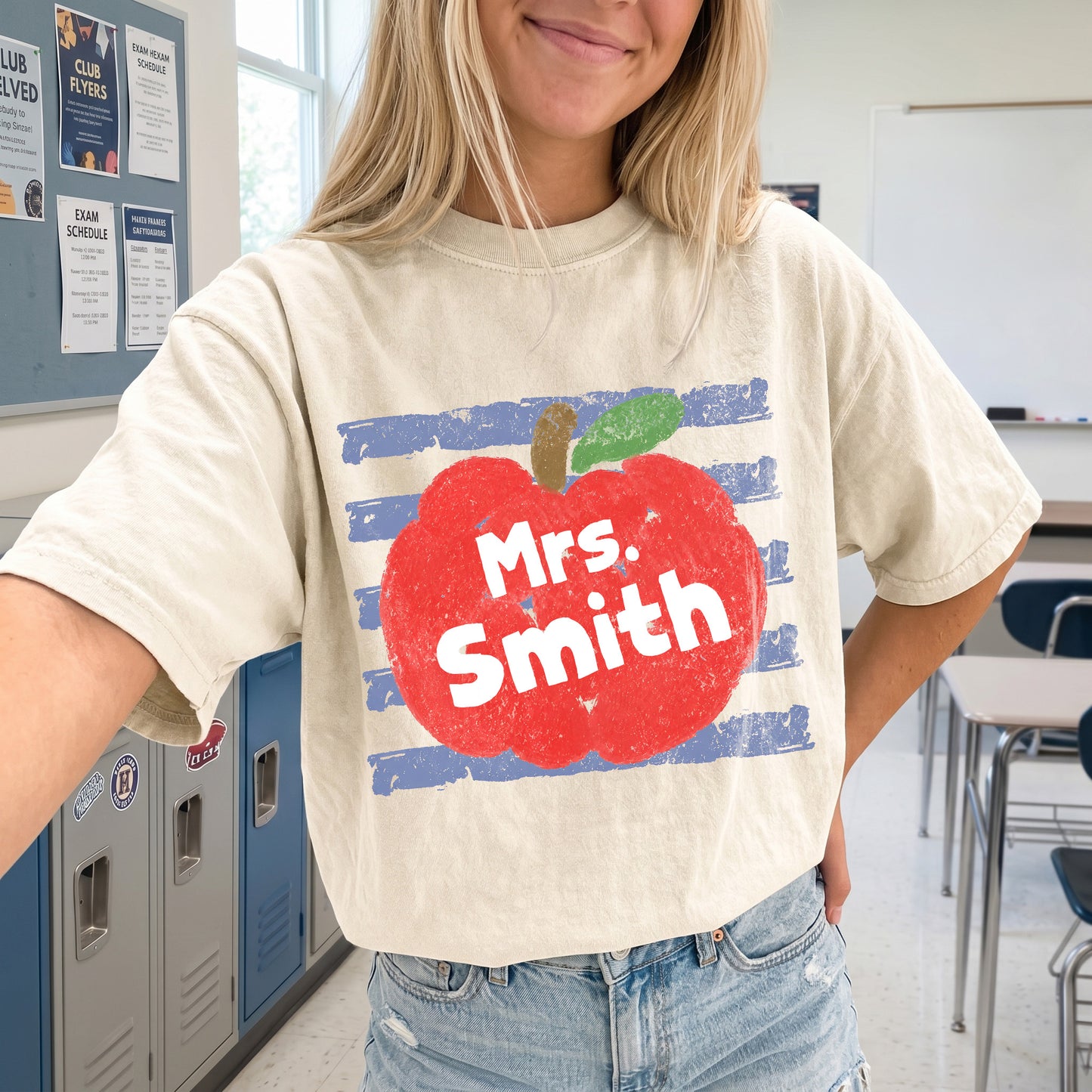 Coastal-Apple-Stripes-Gift-For-Teacher-Personalized-Shirt-1