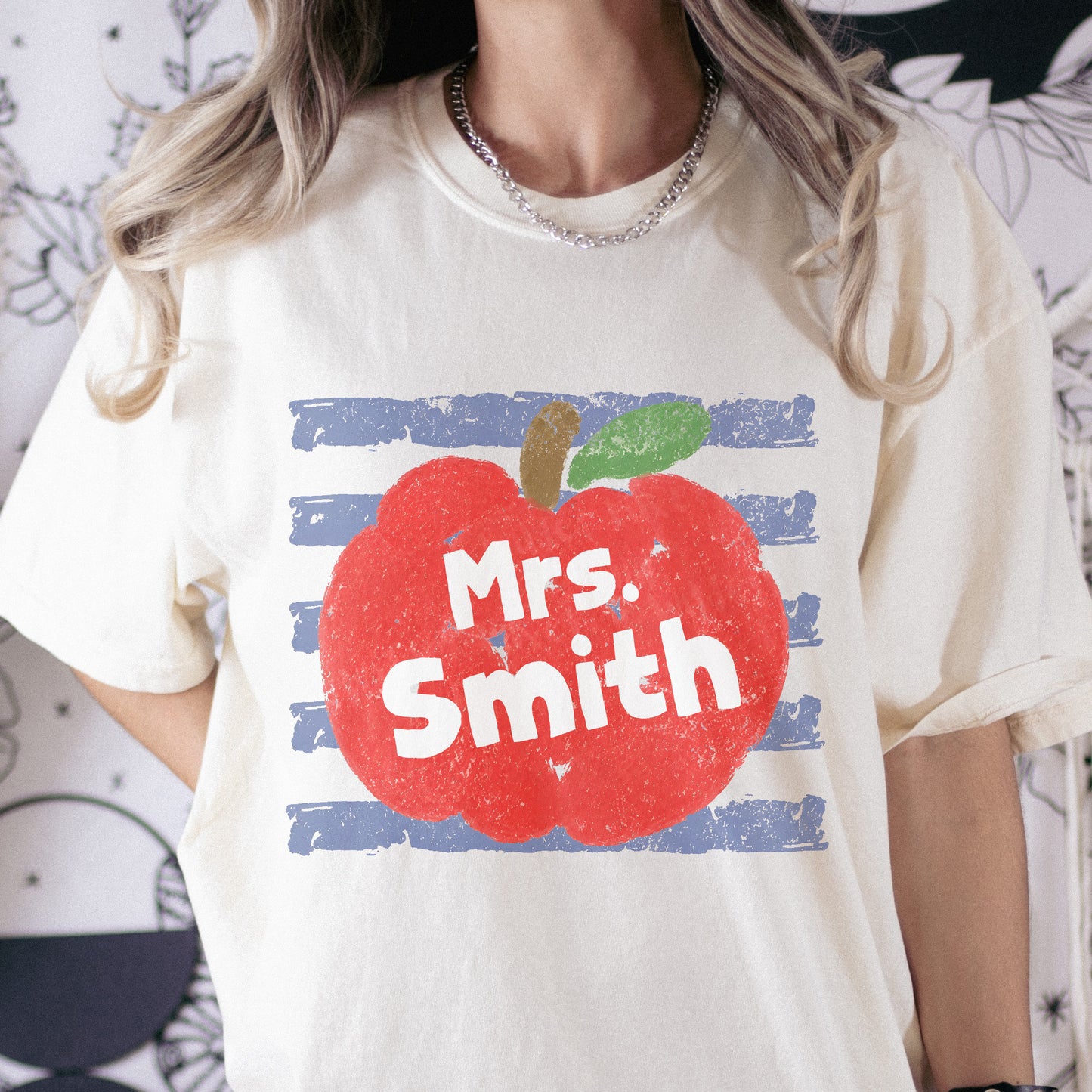 Coastal-Apple-Stripes-Gift-For-Teacher-Personalized-Shirt-2