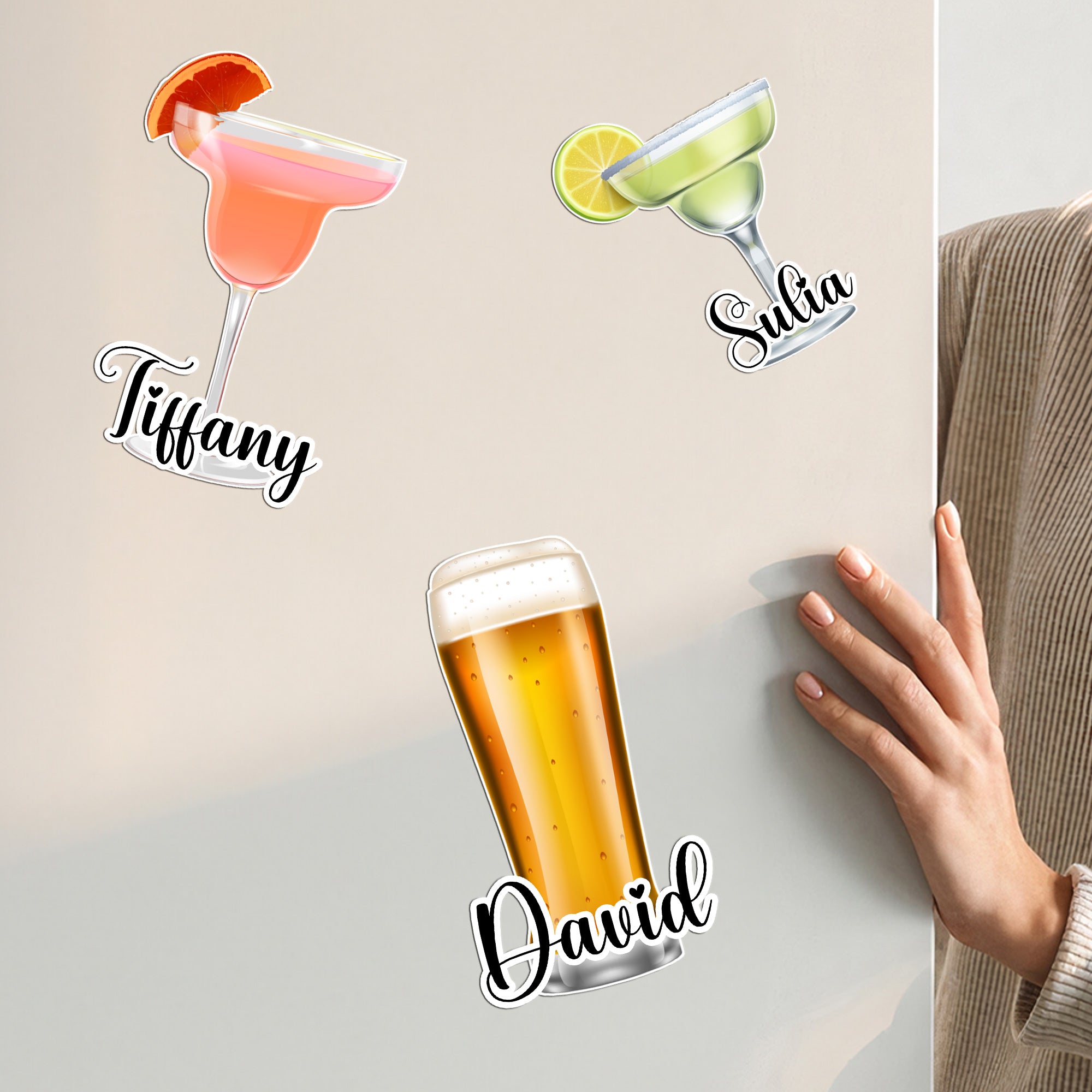 Cocktail-&-Tropical-Drink-Cruise-Door-Signs-Stateroom-Decor-Cruising-Family-Vacation,-Girls-Trip-Personalized-Magnet-5