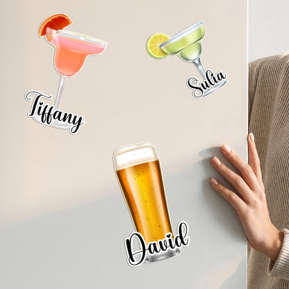 Cocktail-&-Tropical-Drink-Cruise-Door-Signs-Stateroom-Decor-Cruising-Family-Vacation,-Girls-Trip-Personalized-Magnet-5