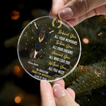 College High School Graduation Class Of 2026 - Personalized Circle Acrylic Ornament