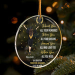 College High School Graduation Class Of 2026 - Personalized Circle Acrylic Ornament