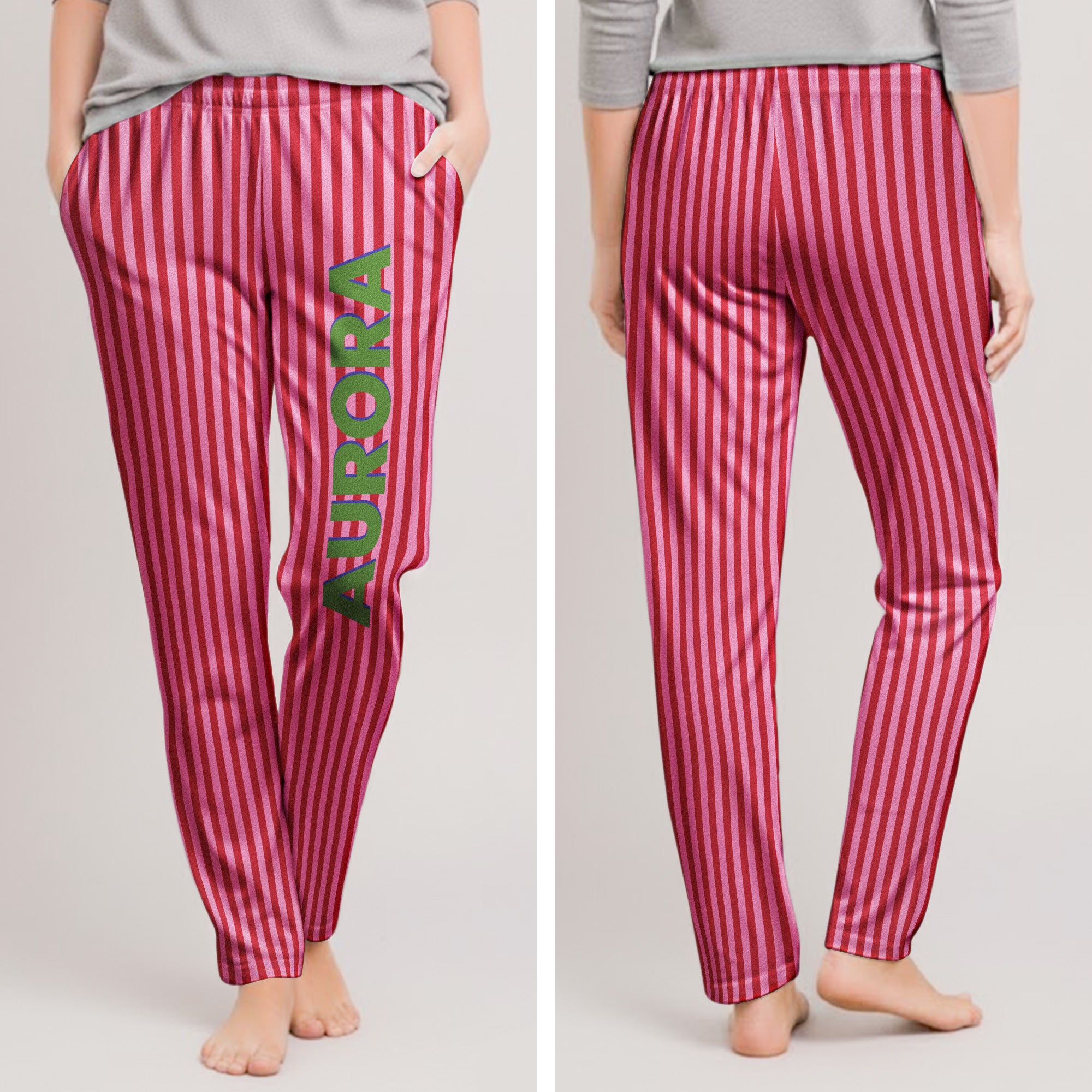 Colorful-Stripe-With-Name-Personalized-Lounge-Pants-3