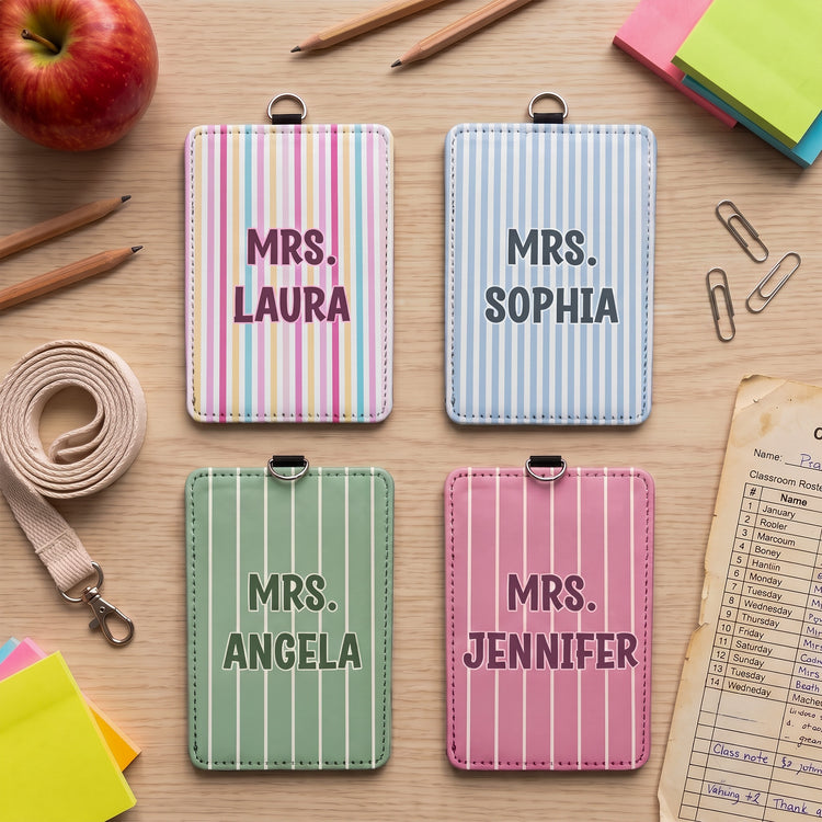 Colorful-Stripes-Gift-For-Teacher-Coworker-Friend-Personalized-Badge-Holder-(1.1)