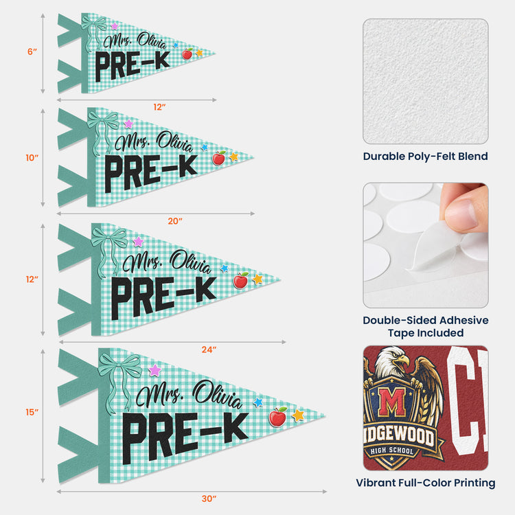 Colors-Custom-Grade-&-Name-Teacher-Personalized-Pennant-5