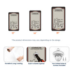 Come In, Relax, Take Your Top Off - Personalized Wall Bottle Opener