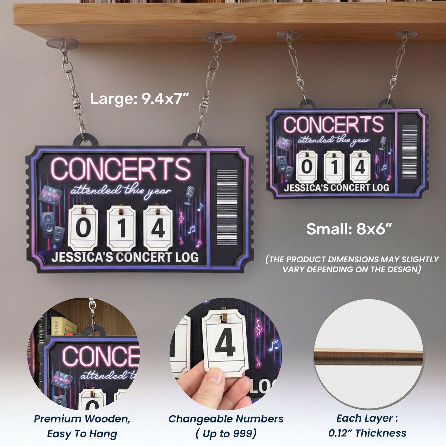 Concerts Attended This Year - Personalized Concert Tracker