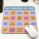 Conference Call For Work - Custom Shape Mouse Pad