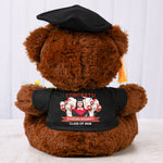 Congrats Graduation Custom Photo - Personalized Graduation Teddy Bear With Photo