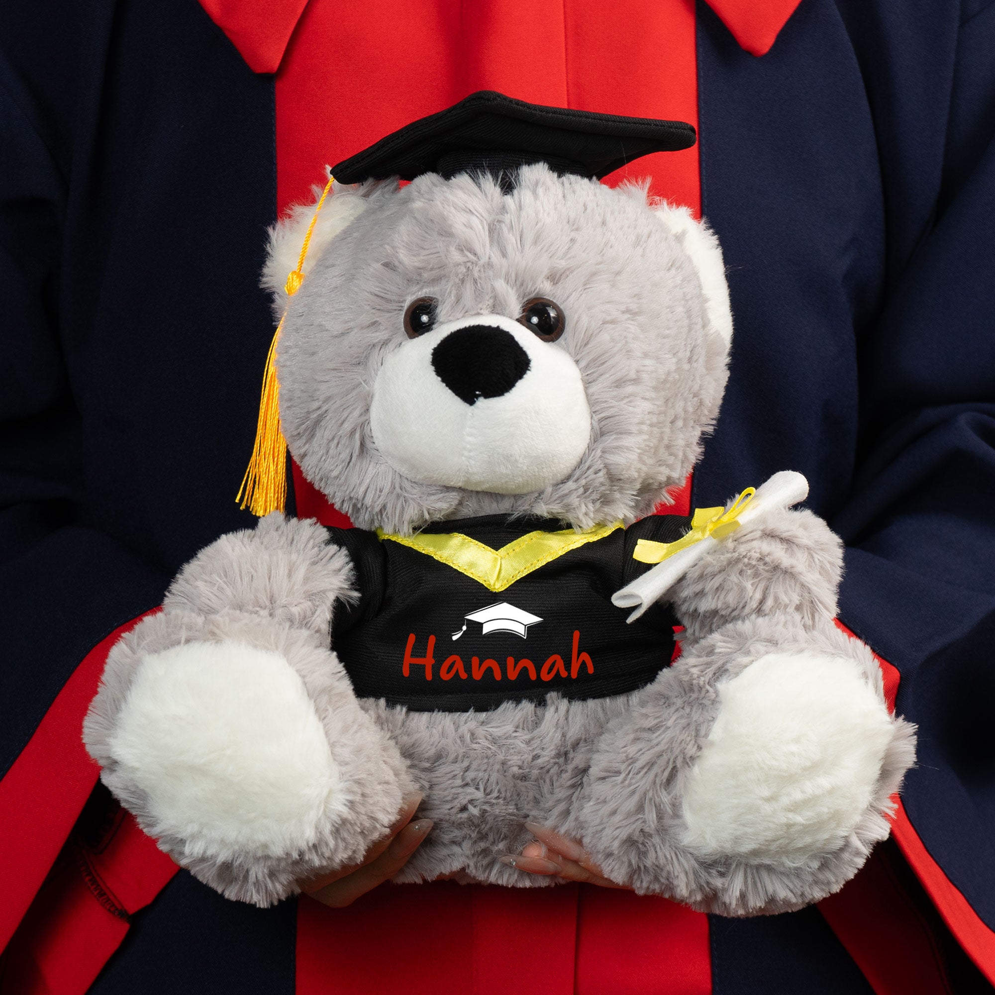Congrats Graduation Custom Photo - Personalized Graduation Teddy Bear With Photo