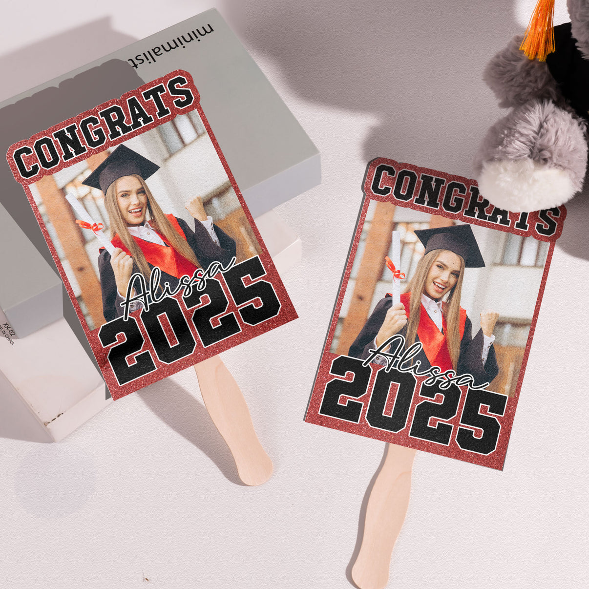 Congrats Graduation Fan Custom Photo - Custom Graduation Fan With ...