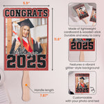 Congrats Graduation Fan Custom Photo - Custom Graduation Fan With Picture