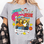 Congrats On Being My Bestie Simpsonized Portrait - Personalized Photo Shirt