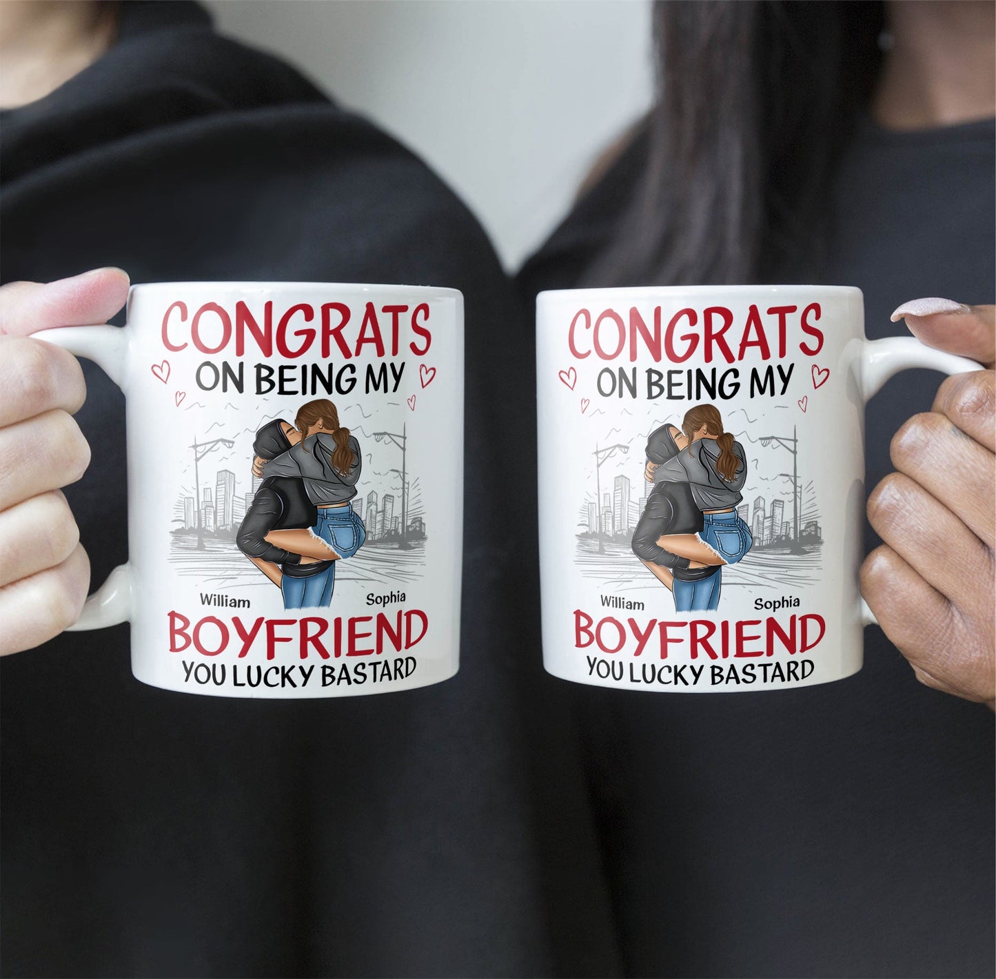 Funny Mug for Boyfriend, You Are the Luckiest Guy in World, Sarcastic –  CustomHappy