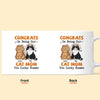 Congrats On Being My Cat Mom - Personalized Mug