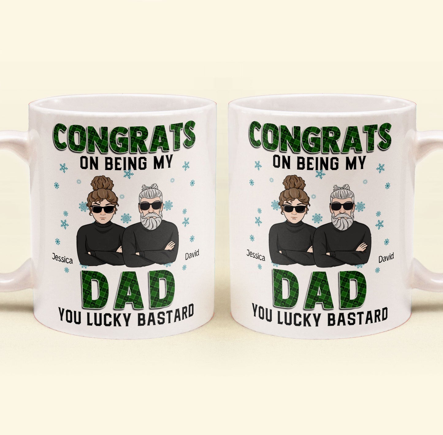 Congrats On Being My Dad Personalized Mug – Macorner