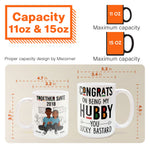 Congrats On Being My Hubby - Personalized Mug