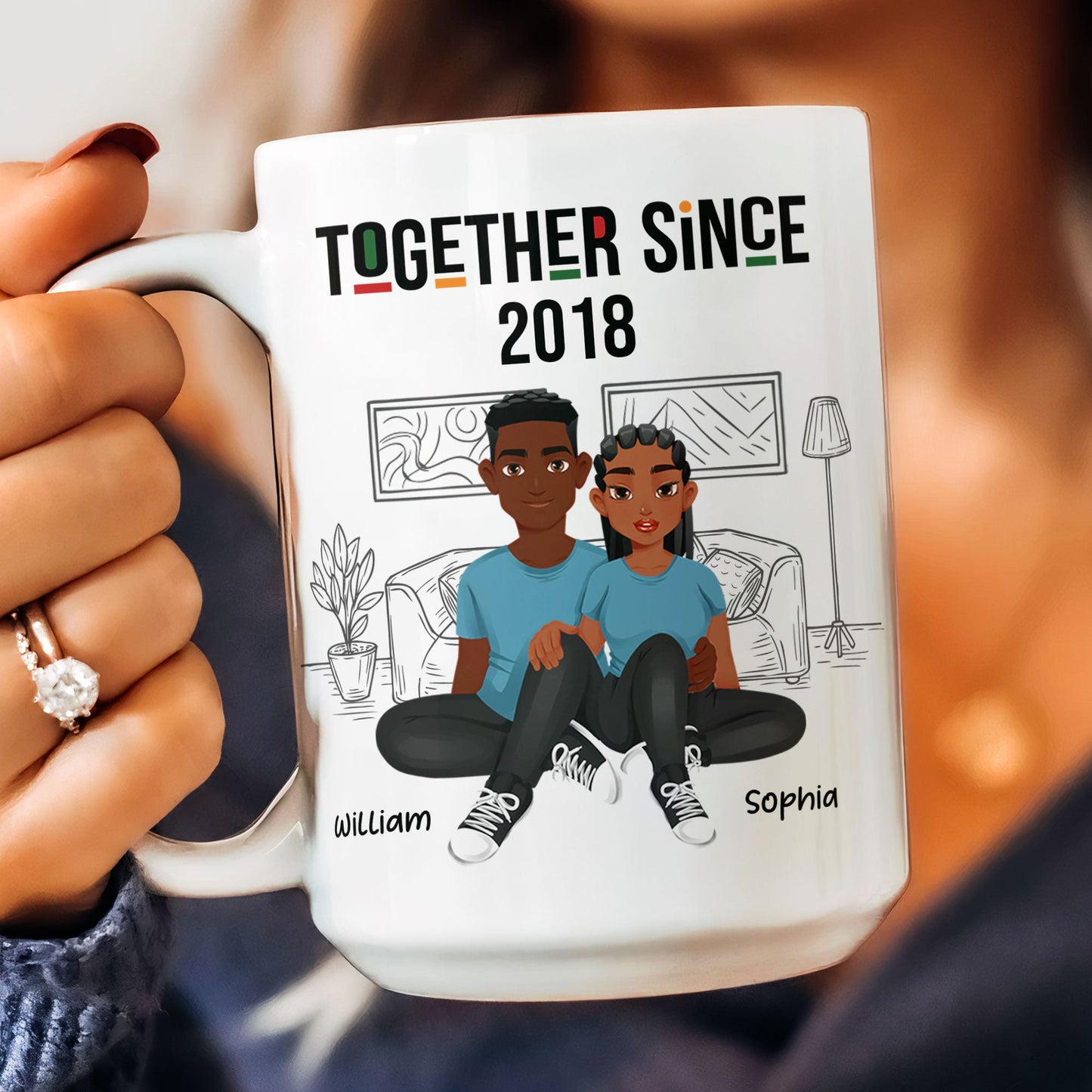 Congrats On Being My Hubby - Personalized Mug