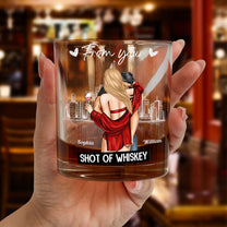 Congrats On Being My Husband - Gifts For Husband, Bf - Personalized Whiskey Glass