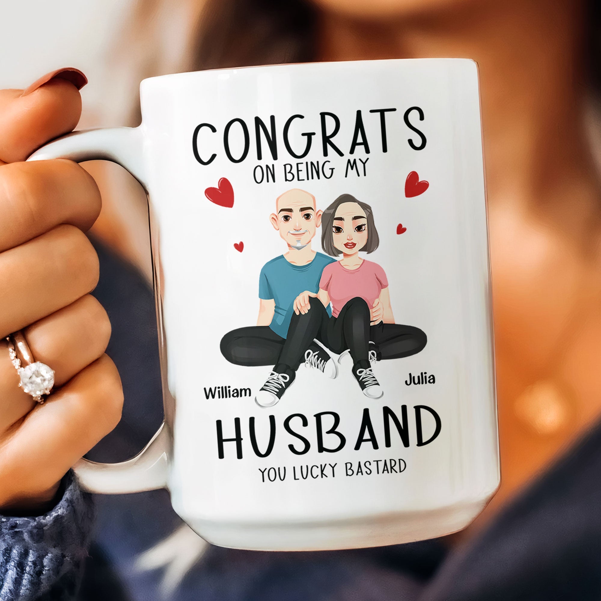 Personalized mug best sale for husband