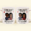 Congrats On Being My Husband - Personalized Mug - Ver 2