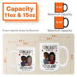 Congrats On Being My Husband - Personalized Mug - Ver 2