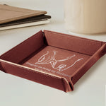 Congrats On Being My Husband - Personalized Leather Valet Tray
