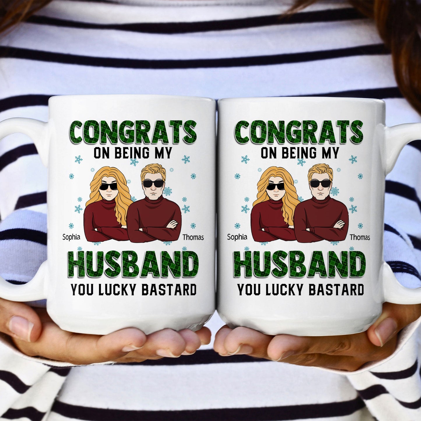 Congrats On Being My Husband- Personalized Mug