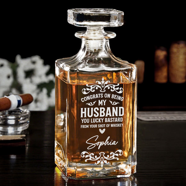 Couple Congrats On Being My Husband You Lucky Man