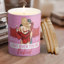 Congrats On Being My Husband You Lucky Bastard - Personalized Candle