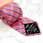 Congrats On Being My Husband You Lucky Bastard - Personalized Tie Patch