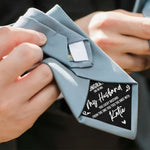 Congrats On Being My Husband You Lucky Bastard - Personalized Tie Patch