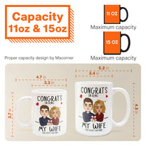 Congrats On Being My Wife/Girlfriend- Personalized Mug