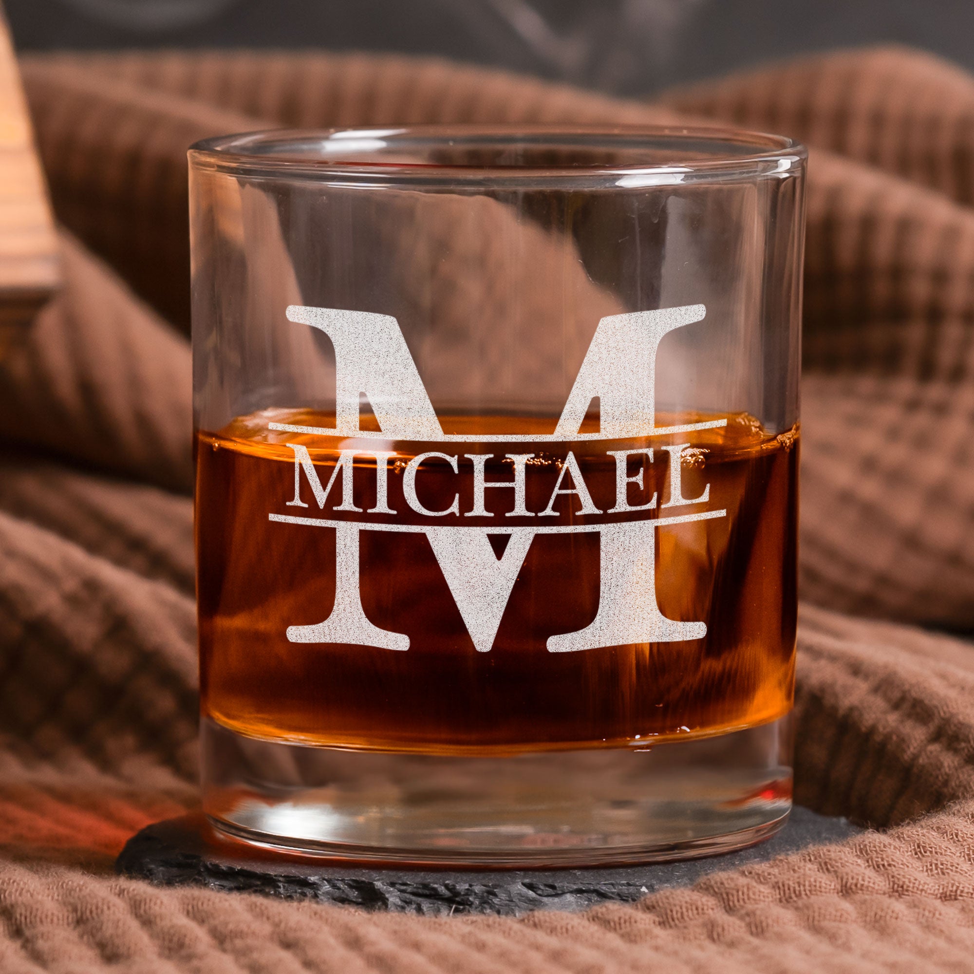 Congrats On Being Our Boss From The Reasons You Drink - Funny Gift - Personalized Whiskey Glass