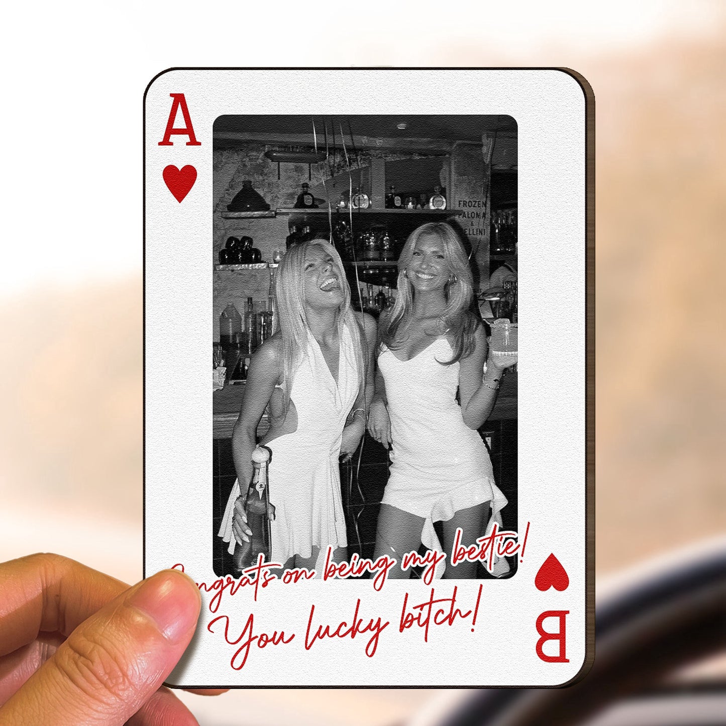 Congrats_On_Being_My_Bestie_You_Lucky_B_Funny_Friendship_Drive_Safe_Personalized_Wooden_Photo_Car_Visor_Clip_5