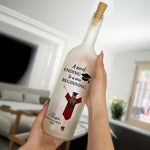 Congratulation Graduation A New Beginning - Personalized Bottle Lamp