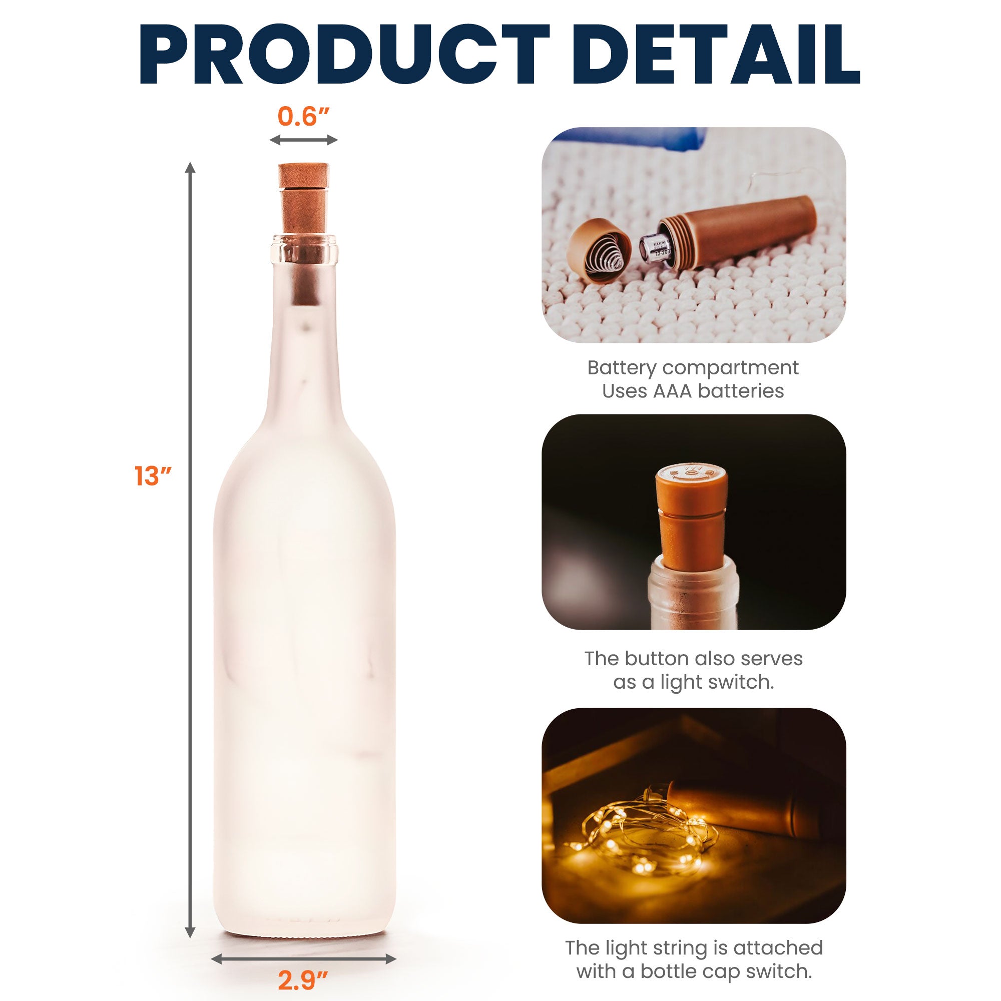 Congratulation Graduation A New Beginning - Personalized Bottle Lamp