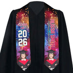 Congratulation Graduation Stole  - Personalized Photo Graduation Stole