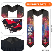 Congratulation Graduation Stole  - Personalized Photo Graduation Stole