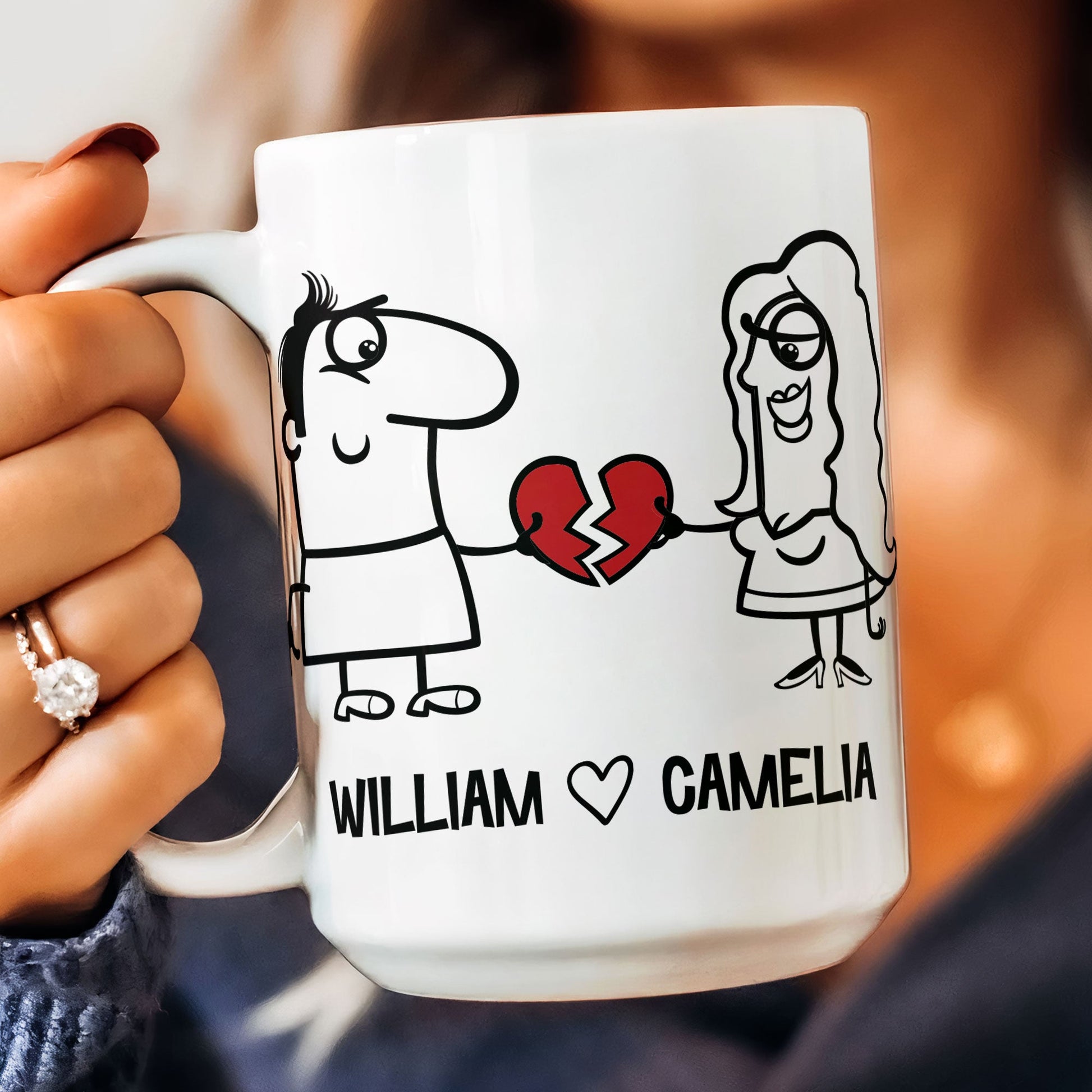 Personalized Coffee Mug for Men Customized Coffee Cup for Him Mr