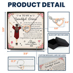 Congratulations On Your Graduation - Personalized Infinity Heart Necklace