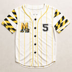 Construction Alphabets - Personalized Kids Baseball Jersey