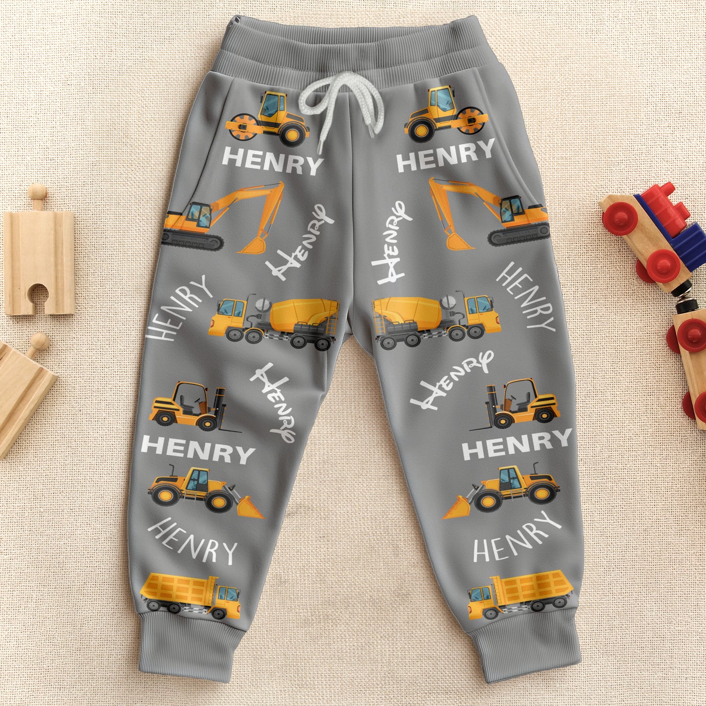 Construction Truck Baby - Personalized Sweatpants