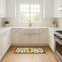 Construction Vehicles Truck, Unicorn Letter - Personalized Runner Rug