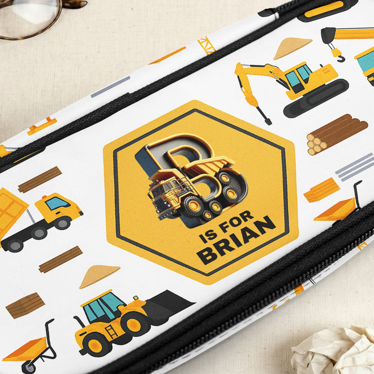 Construction,-Monster-Truck,-Unicorn,-Astronaut-Letter-Personalized-Pencil-Case-3
