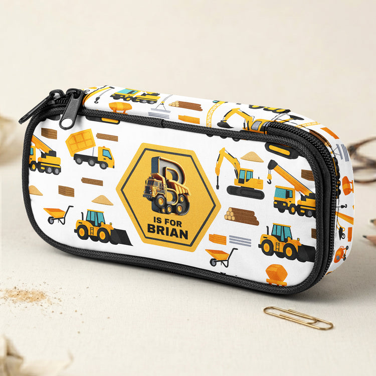 Construction,-Monster-Truck,-Unicorn,-Astronaut-Letter-Personalized-Pencil-Case-4