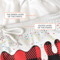 Cookie Crew Custom Gingerbread Letter With Name For Family, Kids - Personalized Sweatpants